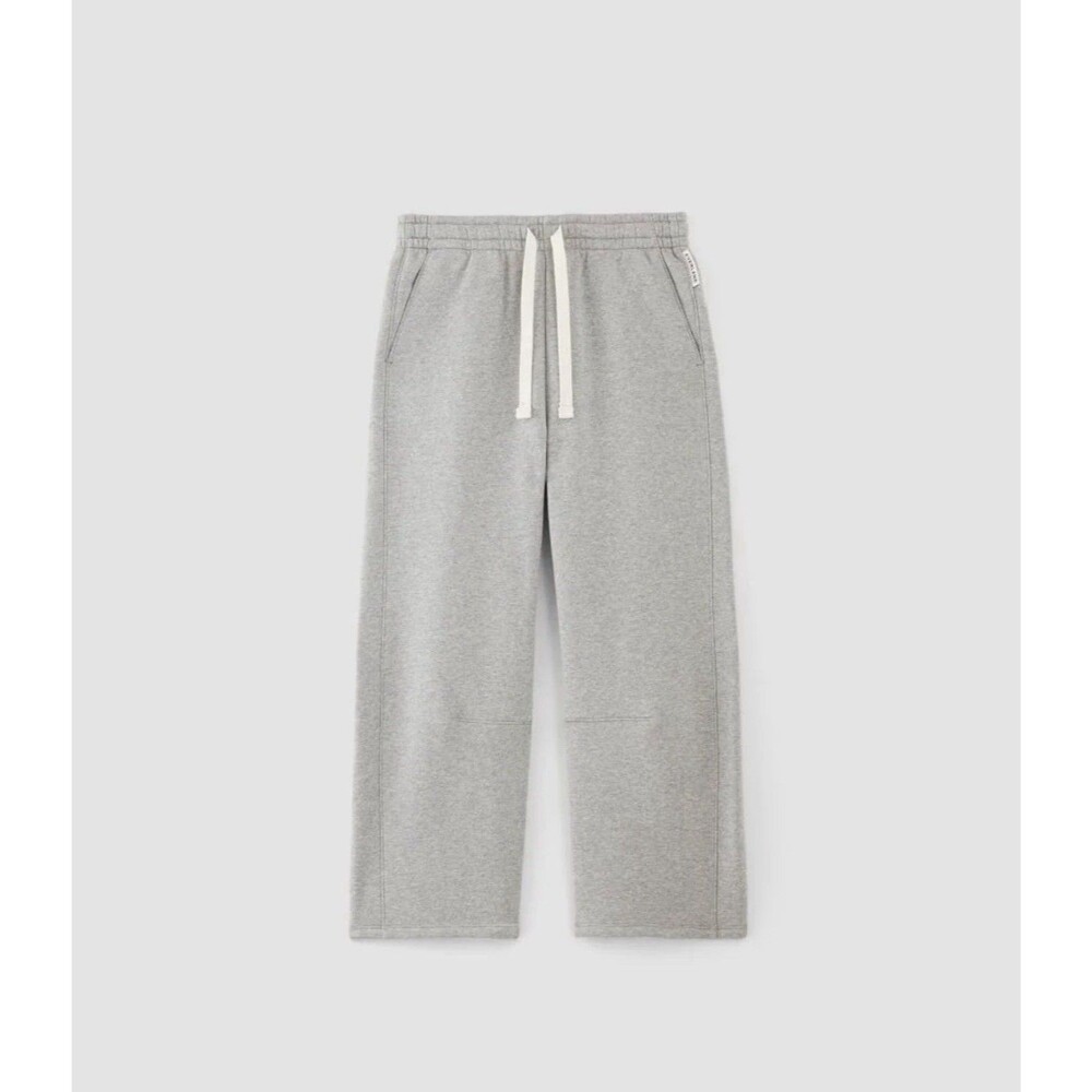 Everlane Women's ReTrack Barrel Sweatpant Grey Heather Sz L Ankle Lounge Cozy